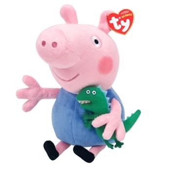 TY Peppa Pig George Soft Toy 15cm