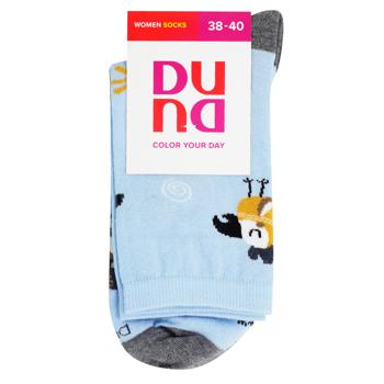 Duna Women's Socks s.23-25 Light Blue - buy, prices for - photo 1