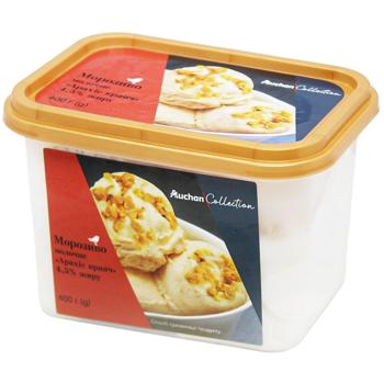 Морозиво Auchan Collection Арахісовий кранч 400г - купити, ціни на Auchan - фото 1