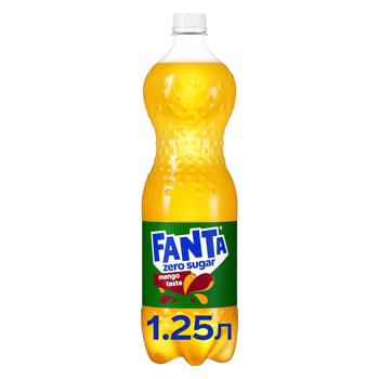 Напиток газированный Fanta Zero Sugar Манго 1,25л - купить, цены на Идеал - фото 1