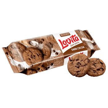 Roshen Lovita Chocolate Cookies with Chocolate Chunks 150g
