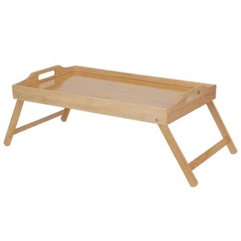 Excellent Houseware Bamboo Tray on Legs 50*30*21cm