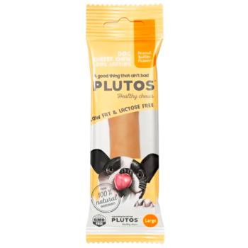 Ласощі для собак кісточка сирна Plutos, розмір L - арахісове масло - купить, цены на MasterZoo - фото 1