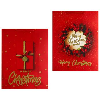 Angel Gifts New Year's Paper Bag 31*40*12cm - buy, prices for MegaMarket - photo 1