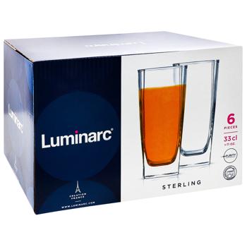 glass luminarc 6pcs 330ml - buy, prices for - photo 1