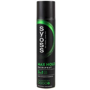 Syoss Max Hold 5 Hairspray 300ml