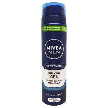 Nivea Protect and Care Moisturizing Shaving Gel 200ml - buy, prices for ULTRAMARKET - photo 1