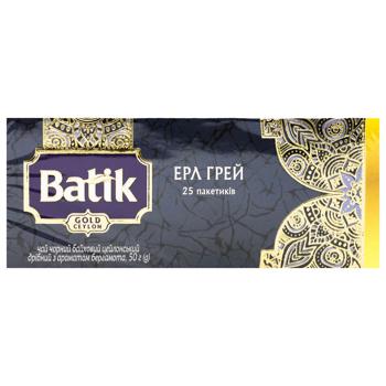 Чай чорний Batik Ерл Грей в пакетиках 2г х 25шт - купити, ціни на Епіцентр FOOD - фото 3