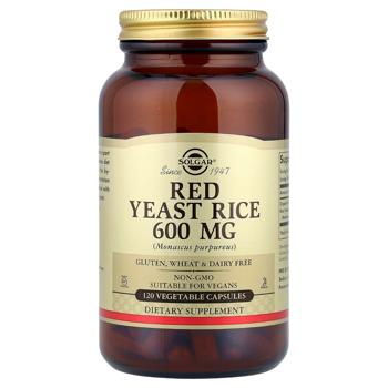 Solgar Red Yeast Rice 600mg 120 capsules - buy, prices for Biotus - photo 1