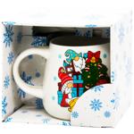 Galleryglass Merry Christmas Mug with Spoon 380ml