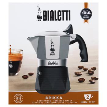 Кавоварка Bialetti Brikka гейзерна на 2 чашки - купити, ціни на WINETIME - фото 2