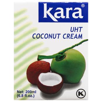 Вершки Kara кокосові 24% 200мл - купити, ціни на ULTRAMARKET - фото 2