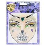 Zed Halloween Face Rhinestone Stickers 15х19cm