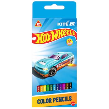 Kite Hot Wheels Triangular Color Pencils 12 Colours