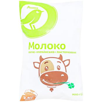 Auchan Milk 2.6% 900g - buy, prices for Auchan - photo 1