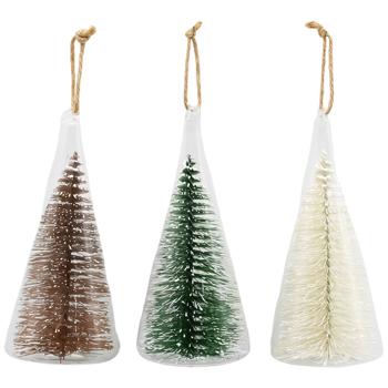 Actuel Christmas Tree Pendant 14cm in assortment - buy, prices for Auchan - photo 1