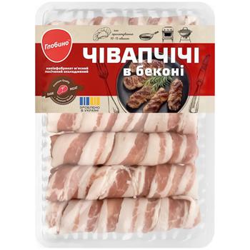 Чівапчічі свинні Глобино в беконі охолоджені 380г