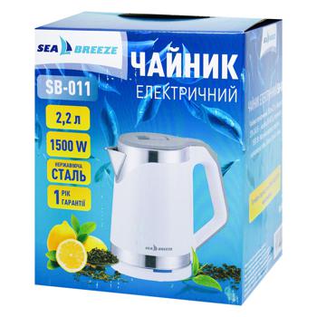 Електрочайник Sea Breeze SB-011 2,2л - купити, ціни на Auchan - фото 1