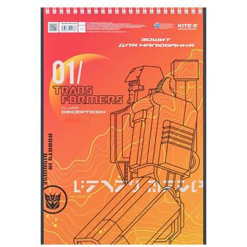 Зошит для малювання Kite Transformers А4 на спіралі 30 аркушів в асортименті - купити, ціни на Auchan - фото 4