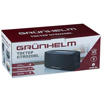 Тостер Grunhelm чорний 1400Вт GTR020BL - купити, ціни на Таврія В - фото 4