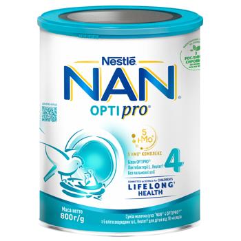 Смесь молочная сухая Nestle Nan OptiPro 4 800г - купить, цены на METRO - фото 2