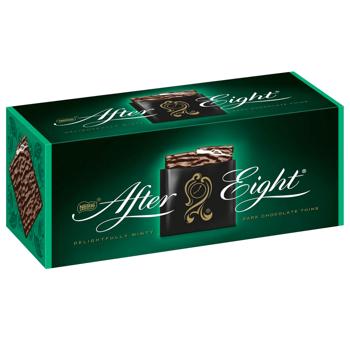 Шоколад чорний AFTER EIGHT® в коробці з м'ятною начинкою 200г - купити, ціни на Чудо Маркет - фото 1