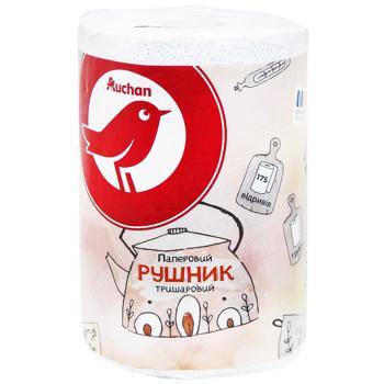 Auchan Three-layer Paper Towel 175 Sheets