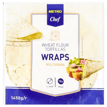 Тортилья Metro Chef мультизерновая 30см 15шт