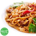 Локшина Удон со свининой по-тайски