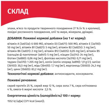 Корм сухой Мяу! с кроликом для кошек 2кг - купить, цены на MasterZoo - фото 4