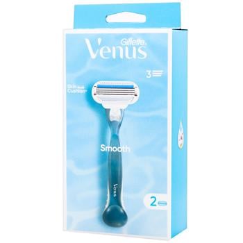 Бритва Gillette Venus c 2 сменными картриджами - купить, цены на КОСМОС - фото 3