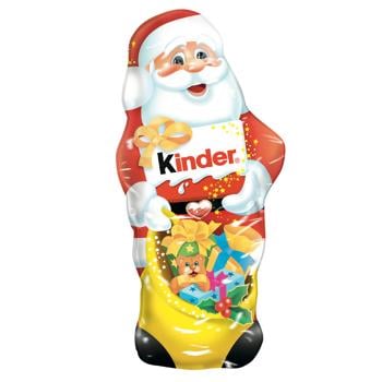 Kinder Santa Claus Chocolate Figure 110g - buy, prices for Auchan - photo 1