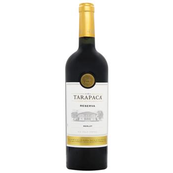 Вино Tarapaca Merlot Reserva червоне сухе 14% 0,75л