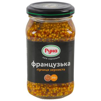 Гірчиця Руна Французька зерниста 210г - купити, ціни на КОСМОС - фото 2