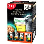 Sheba Nature's Collection набір вологого корму для котів 3+1 шт х 85 г - асорті