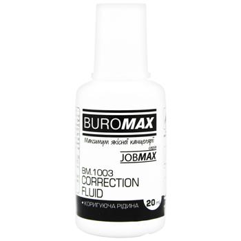 Buromax Jobmax Correction Fluid with Brush 20ml - buy, prices for METRO - photo 1
