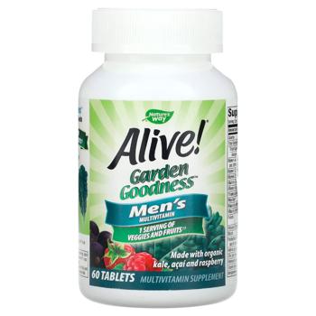 Nature's Way Alive! Garden Goodness Men's Multivitamins and Multiminerals 60 tablets - buy, prices for Biotus - photo 1