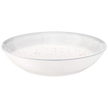 Ardesto Siena White Gray Soup Plate 20cm