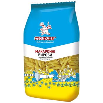 Макаронні вироби Сто Пудів Пір'я 800г - купити, ціни на Епіцентр FOOD - фото 1