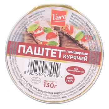 Паштет Varo курячий з помідорами 130г - купити, ціни на Таврія В - фото 2