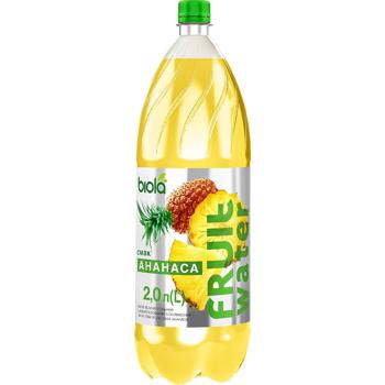 Напій Biola Fruit Water Ананас сильногазований 2л - купити, ціни на Чудо Маркет - фото 2