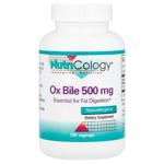 Екстракт бичачої жовчі (Ox Bile), Nutricology, 500 мг, 100 капсул