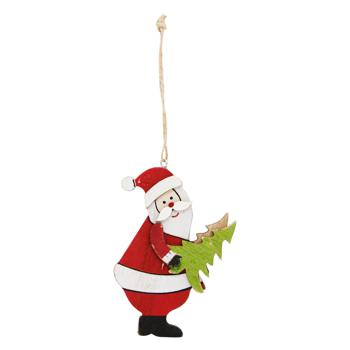 House of Seasons Santa Hanging Christmas Decoration 10cm - buy, prices for MegaMarket - photo 1