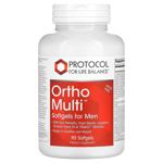 Мультивітаміни для чоловіків, Ortho Multi, Softgels for Men, Protocol for Life Balance, 90 гелевих к