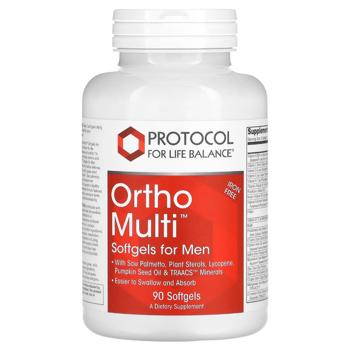 Мультивитамины и минералы для мужчин Protocol for Life Balance Ortho Multi 90 гелевых капсул - купить, цены на Biotus - фото 1