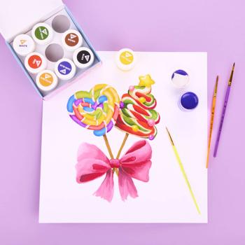 Yes Pusheen Gouache Paints 9 colors - buy, prices for Ideal - photo 7