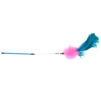 GimCat Wand with Feathers and Bells Cat Toy 48cm Color in Assortment - buy, prices for - photo 3