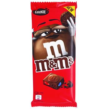 Шоколад молочний M&M's з драже з шоколадом 165г