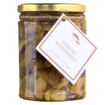 Гриби Полісянка Польські мариновані 540мл - купити, ціни на Таврія В - фото 1