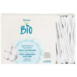 Auchan Bio Cotton Buds with Paper Handle 200pcs